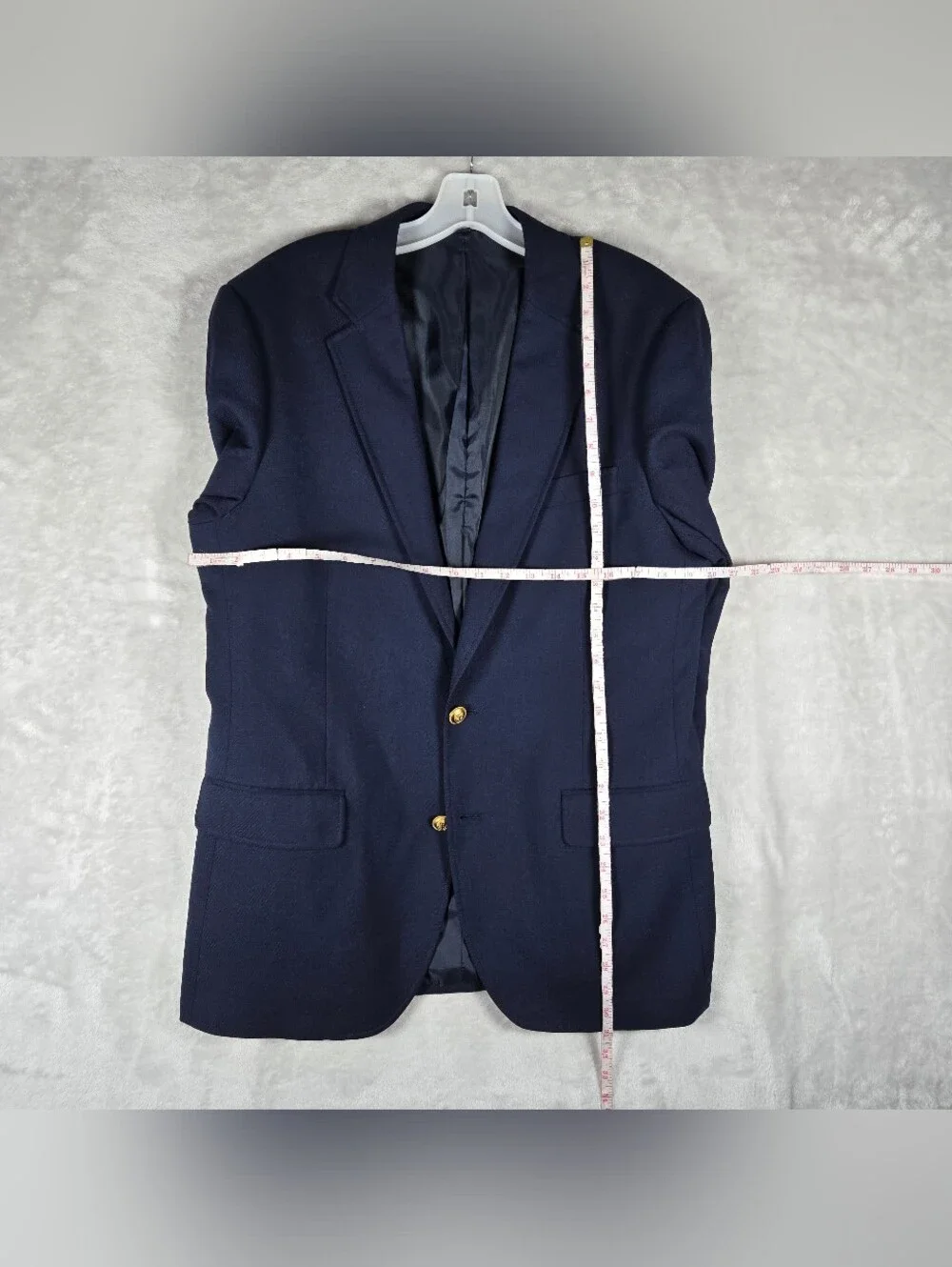 J Crew Blazer Mens 40R Navy Thompson University Stretch Sport Coat Gold Buttons